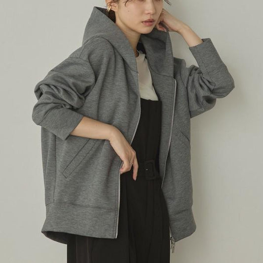 ダブルジップダンボールフーディ