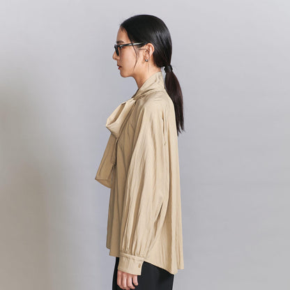 【WEB限定 Wardrobe DAILY MINIMAL】リボンタイブラウス -2WAY/ウォッシャブル-