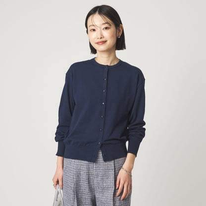 ＜1_OF MINE＞クルーネック ニット カーディガン