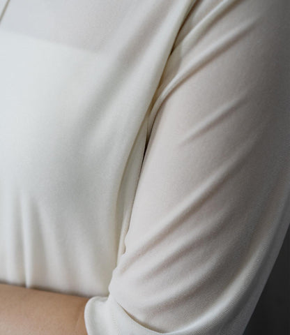 シアーベロア半袖トップス