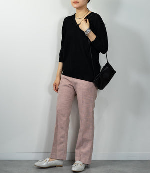 ホールガーメンVネックトニット