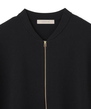 スゴ機能美ニット スリーブレスブルゾン