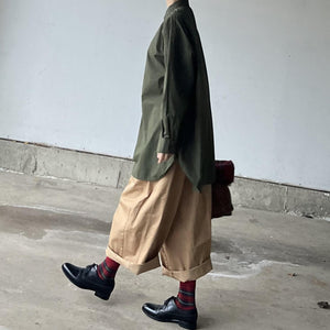 KHAKIプルオーバーシャツ