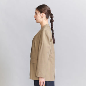 カットオフ カラーレス ジャケット