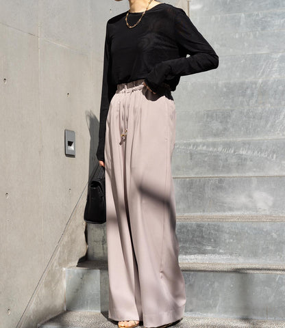 ダブルチュールカットソー