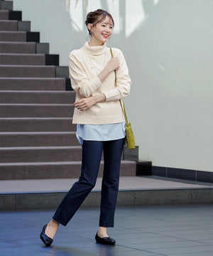 ラグランニットトップス