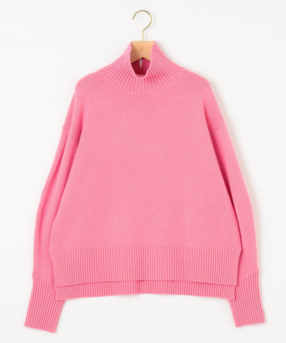 ウールカシミヤミックス ロールネック ニット