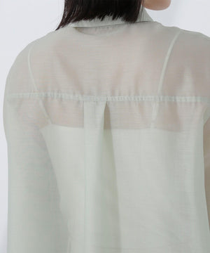 シアーオーバーシャツ