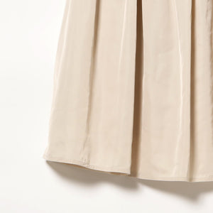 【百田夏菜子さん着用】【洗える】ツイル ギャザー スカート（S〜M）