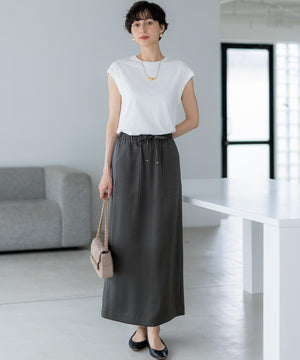 コンパクトヤーン フレンチスリーブ Tシャツ