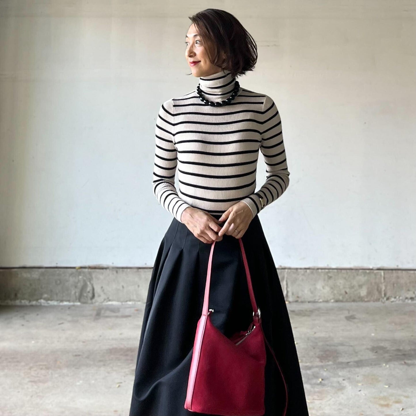 ぶどうの実ブラックネックレス