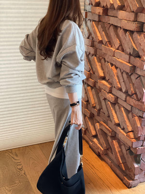 ライトスウェット ボートネックセットアップ