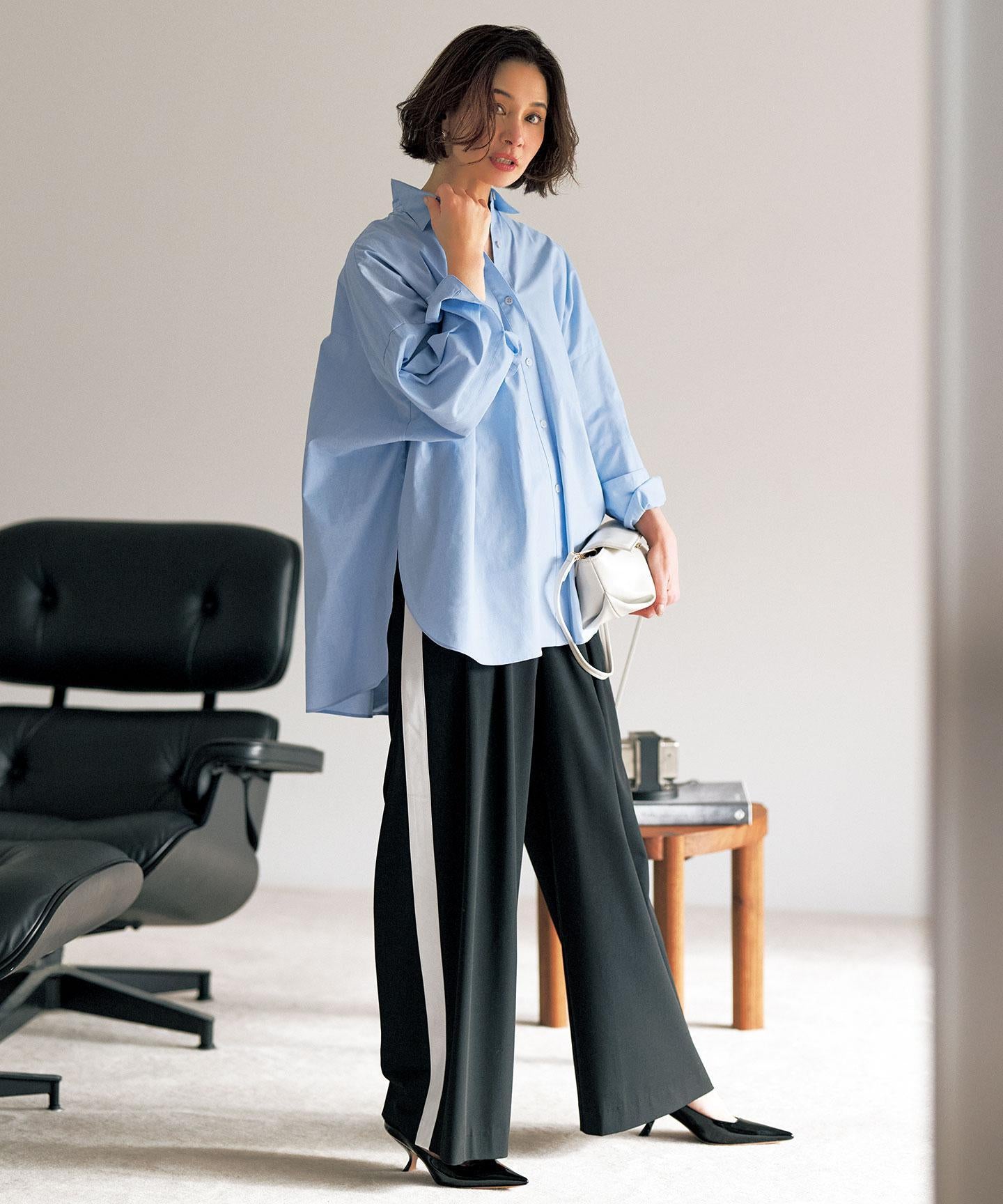 コットン オーバーシャツ