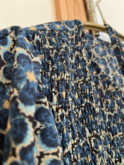 北欧調フラワーワンピース