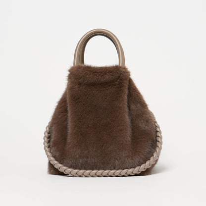 フェイクファー2WAY トートバッグ / ショルダーバッグ