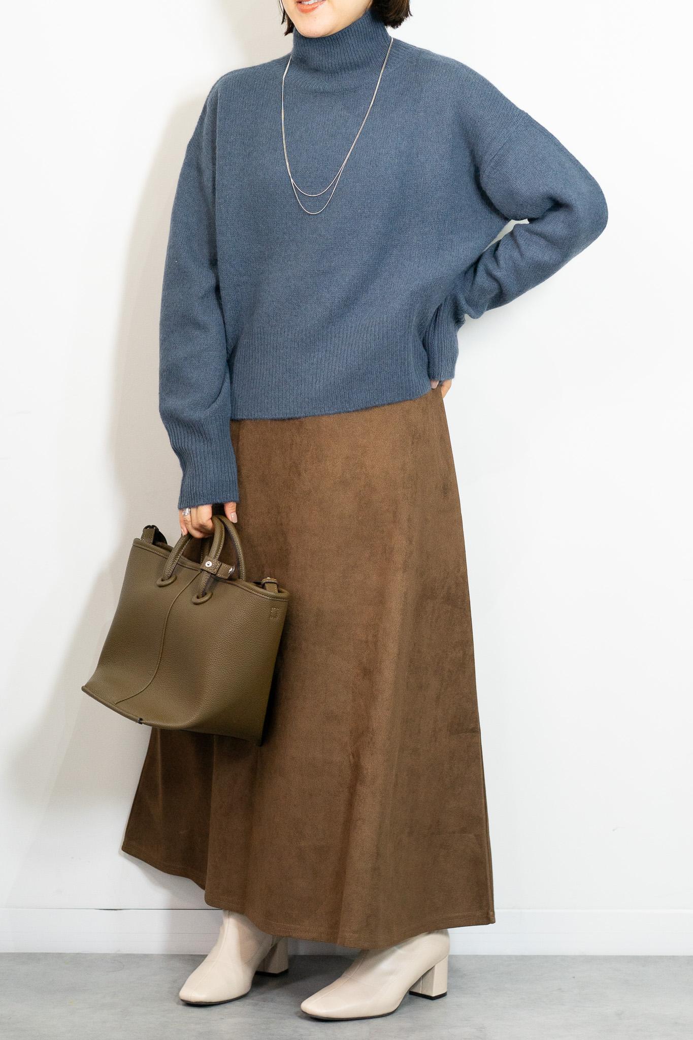 FOX混ボリュームスリーブニット