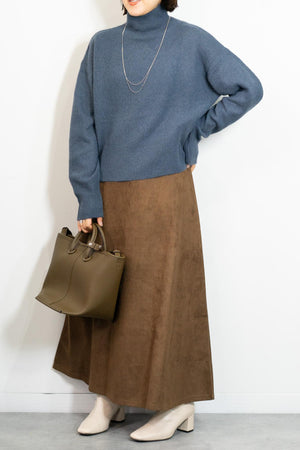 FOX混ボリュームスリーブニット