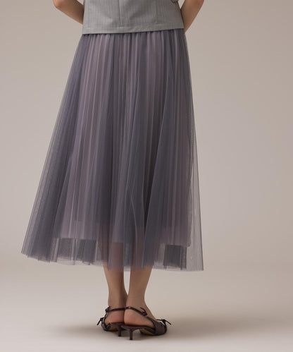 チュールリバーシブルスカート