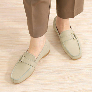 【防水】バックルモカローファー