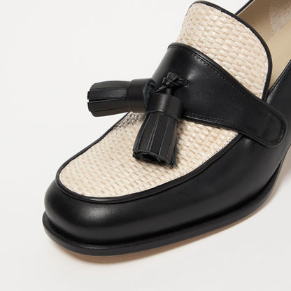 タッセルローファー パンプス50↑