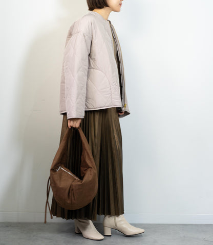 リバーシブルファーキルティングアウター