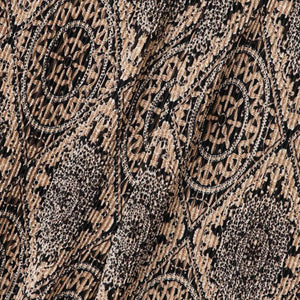 【WEB限定】オリエンタル柄クリスタルプリーツパンツ≪手洗い可能≫