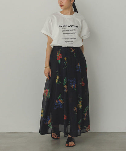 前後2wayUSAコットンTシャツ