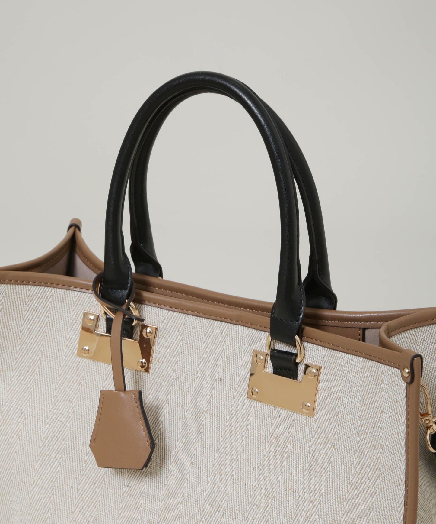 バイカラーキャンバスバッグ