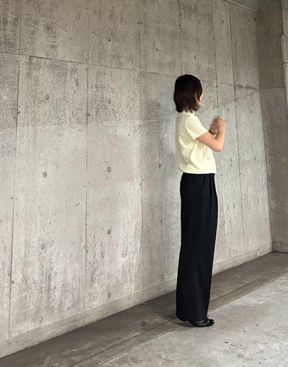 ハーフネック タートルネックニット