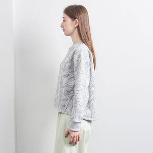 BOTANY ジャガード スウェット プルオーバー