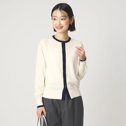 ＜1_OF MINE＞クルーネック ニット カーディガン