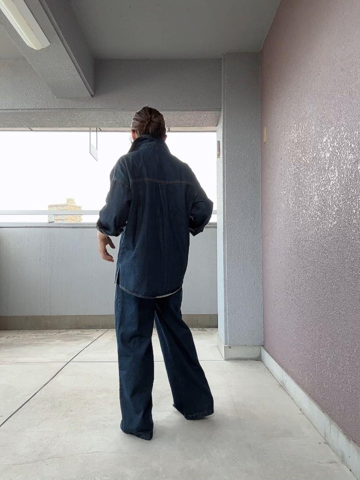 イージーデニムセットアップ