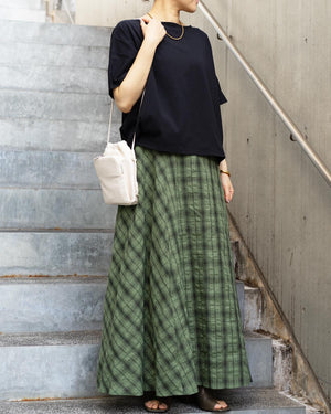 半袖コクーンカットソー