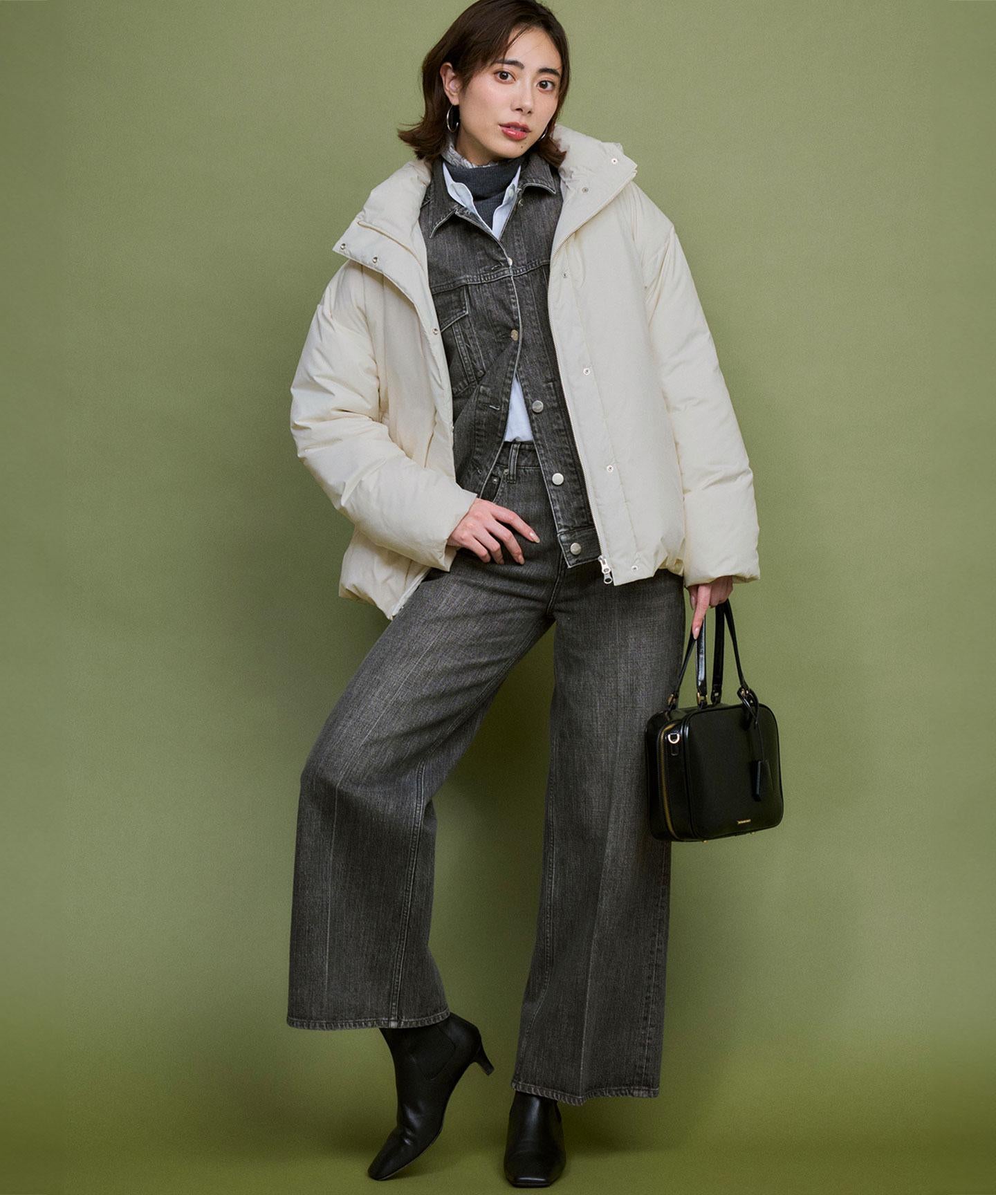 ステッチレス フーデット ダウン