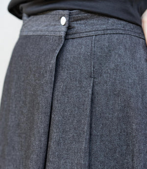 グレースフレアタックデニムスカート