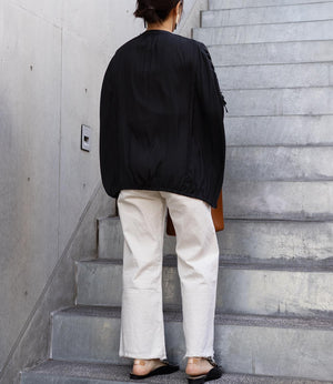 ギャザーモーフドルマンブラウス