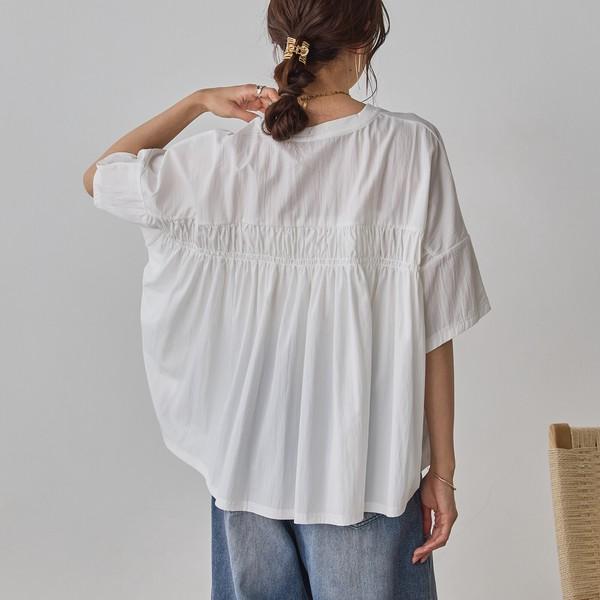 バックギャザードルマンTシャツ