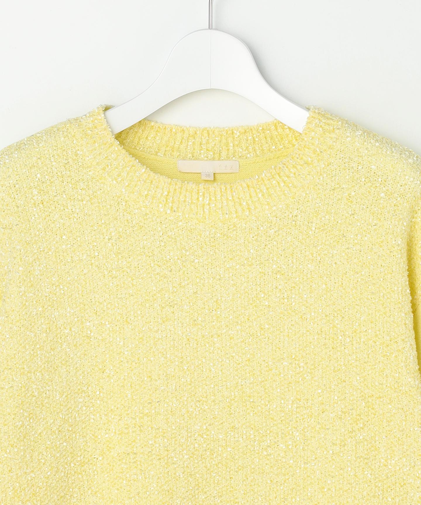 ブークレミックスツイード ニット