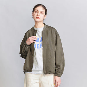 ナイロンツイル ジップブルゾン