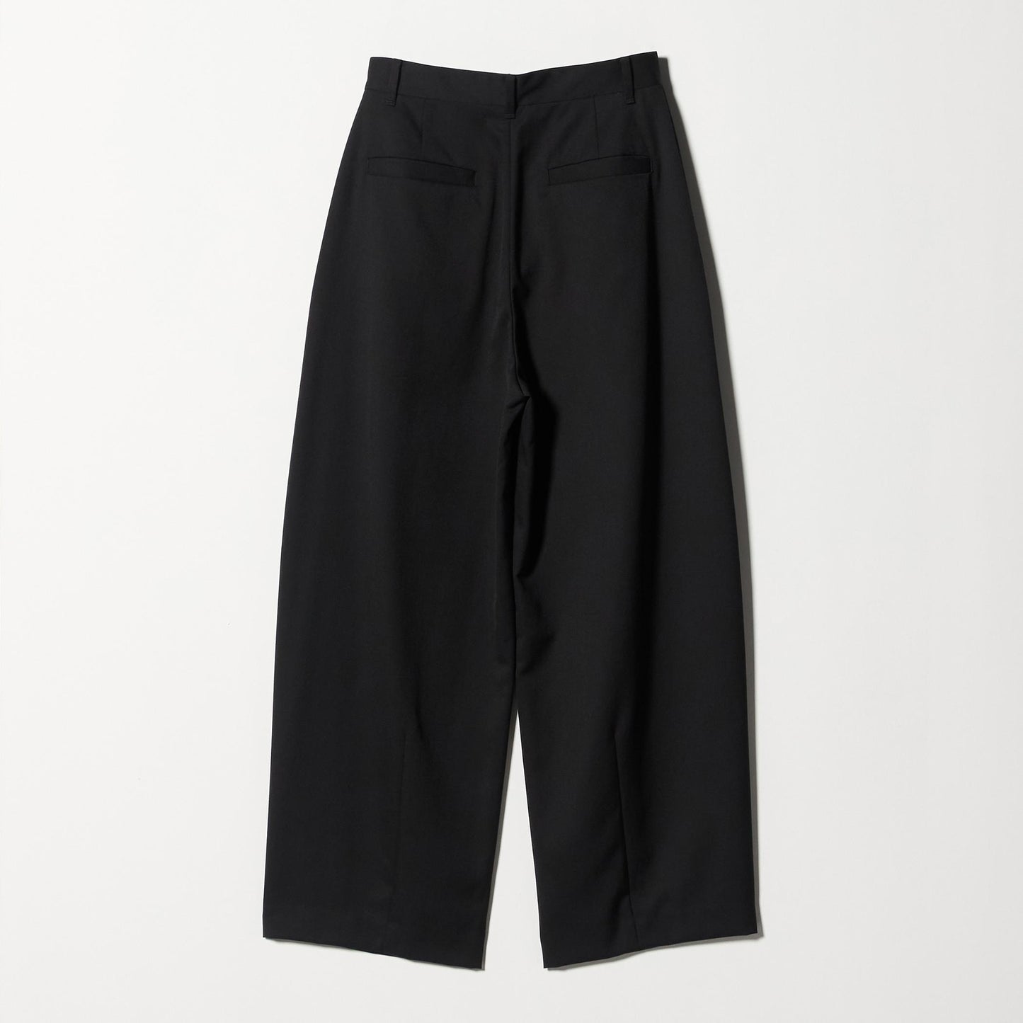 毛ポリエステル カーブパンツ ウォッシャブル