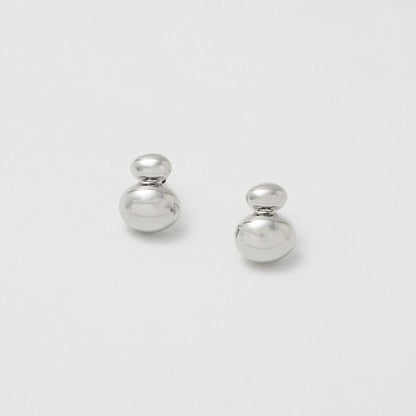 2オーバル ドーム ピアス