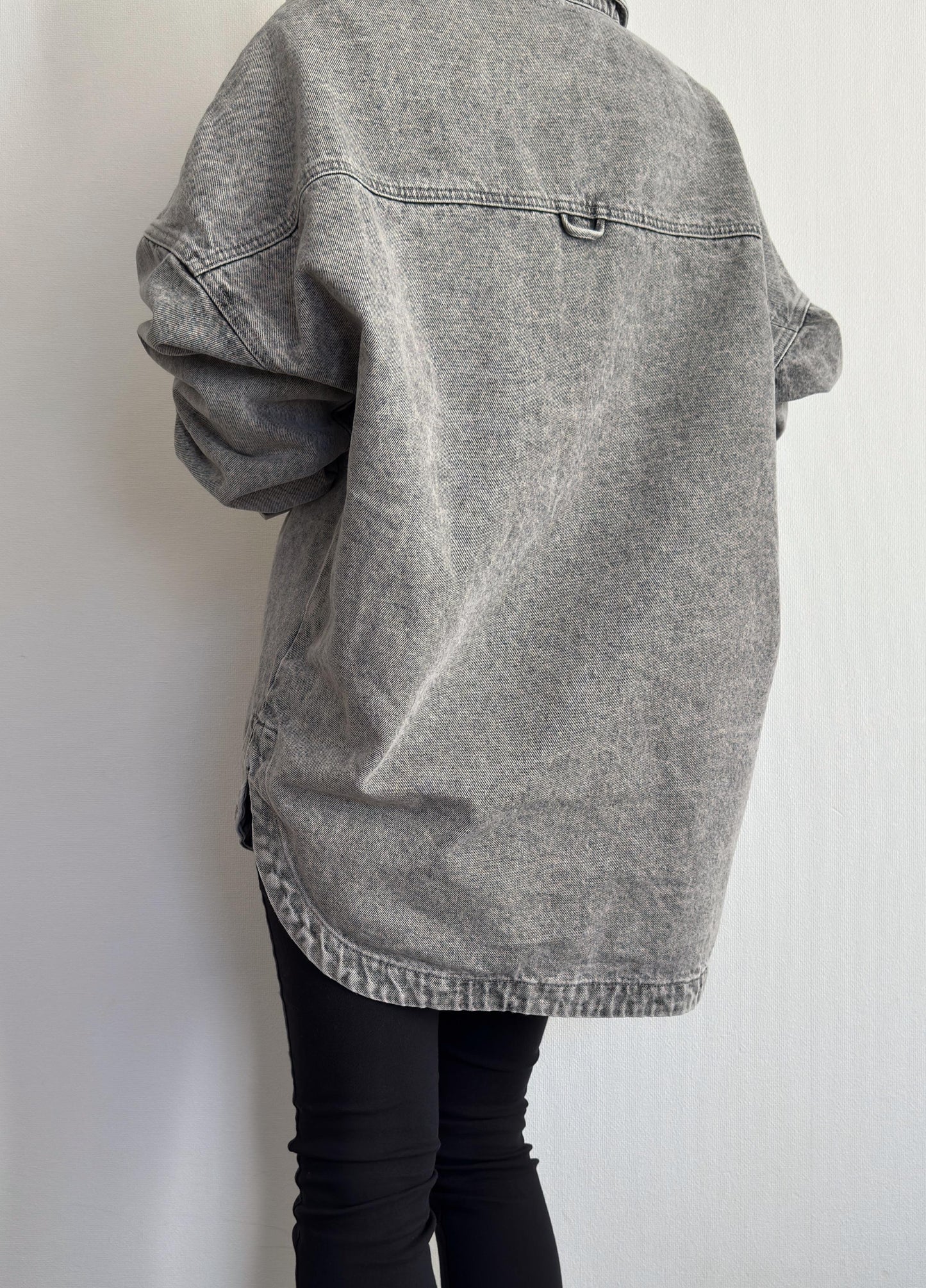 デニムオーバーシャツジャケット