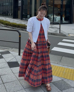 リネンクロップドジャケット