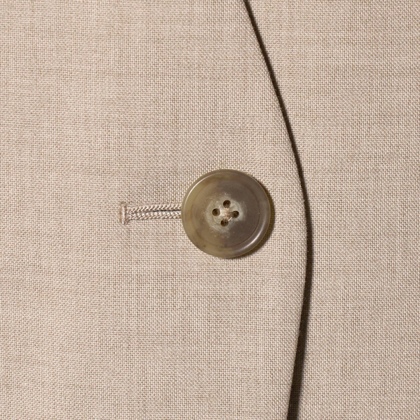 ポリエステルブレンド カラーレス ショートジャケット