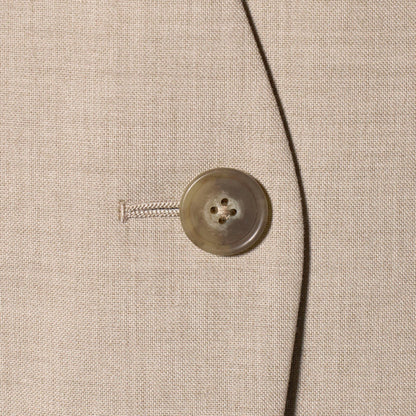 ポリエステルブレンド カラーレス ショートジャケット