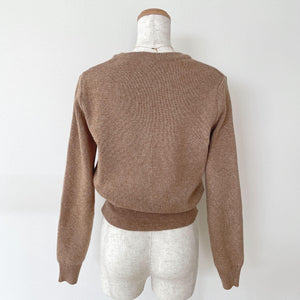 キーネックカーディガン