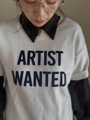 アーティストフロッキーロゴTシャツ