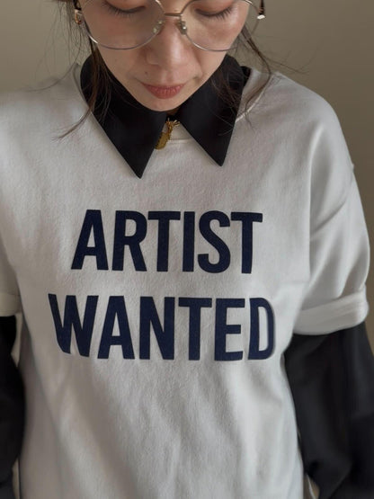 アーティストフロッキーロゴTシャツ