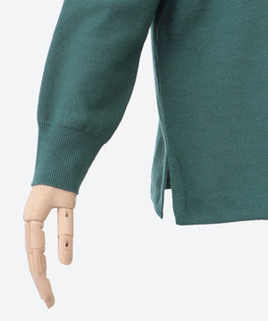 ボートカラーボリュームスリーブニット