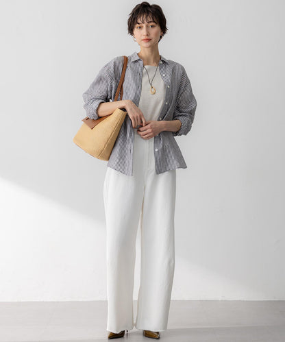 LIGHT DENIM バレルワイド パンツ